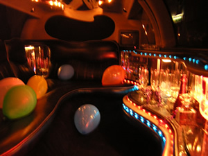 limo interiour at night (nice in the dark)